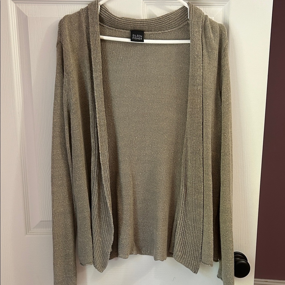 Eileen Fisher Women's Beige Cardigan